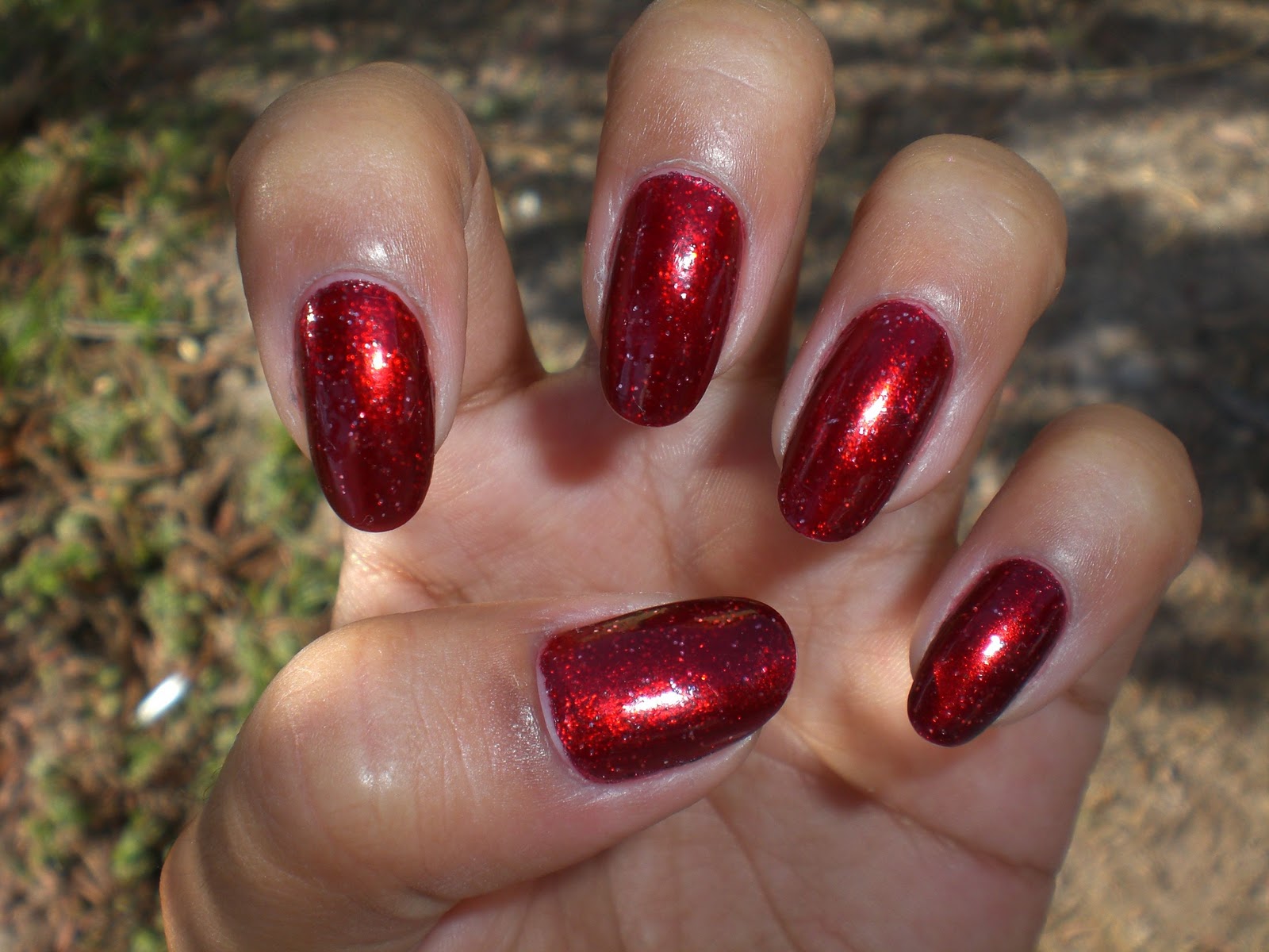 Red and Black Gothic Nails - wide 4