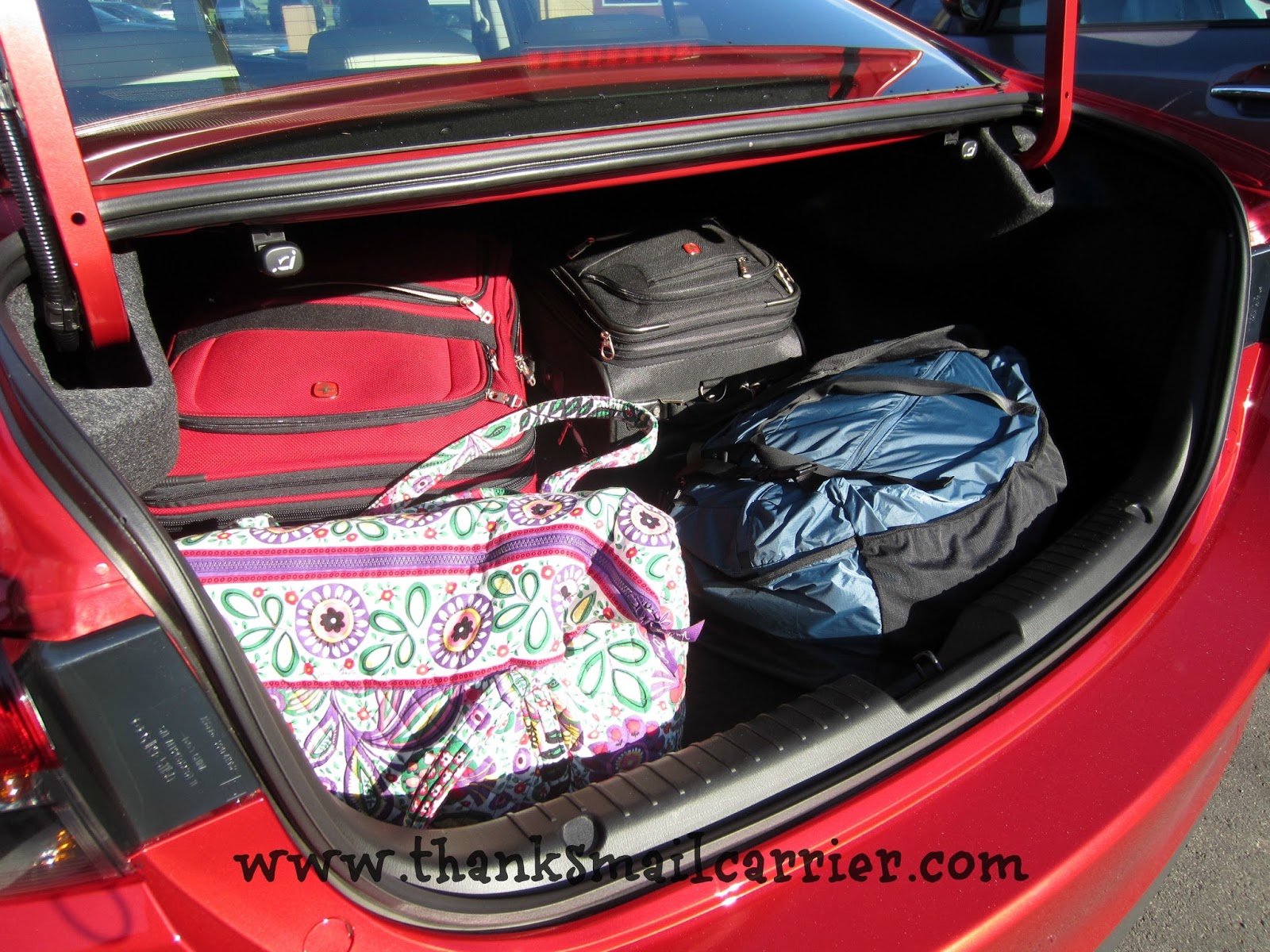 Mazda6 trunk space