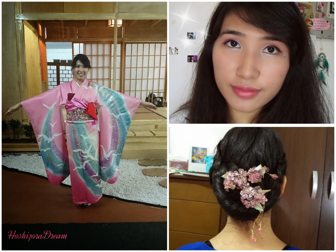 Hoshizora Dream Kimono Makeup And Hair Tutorial