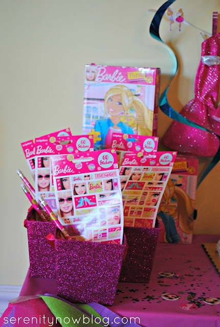 Barbie Birthday Party Goody Bag Ideas, from Serenity Now