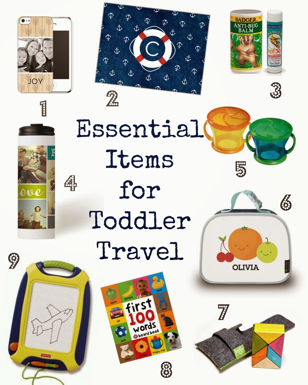 meg, acting out Toddler Travel Essentials