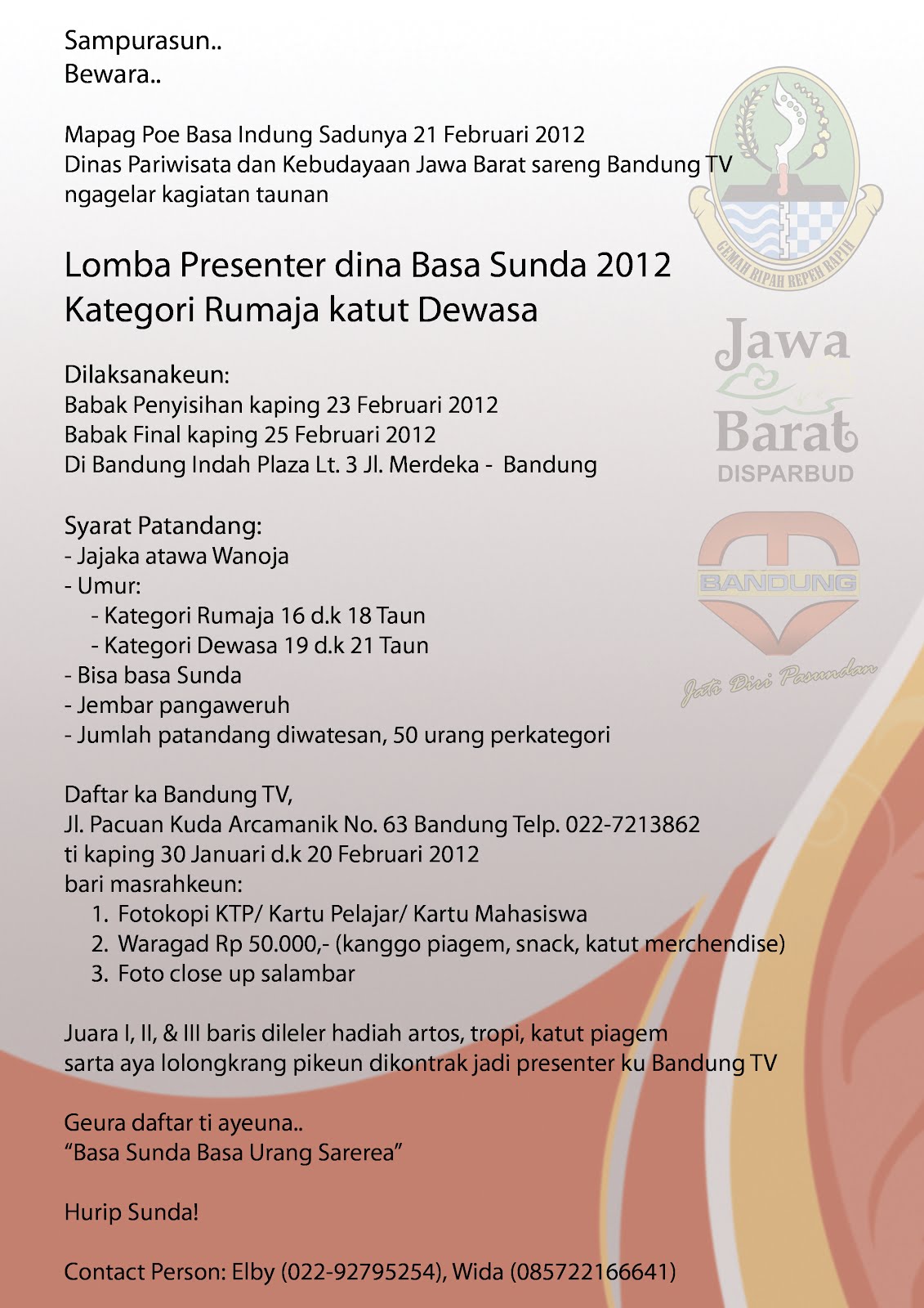 Urang Sunda - Kenali Leluhur, Sejarah, Bahasa dan Budaya Asli ...