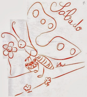 desenho da semaninha da borboleta sabado