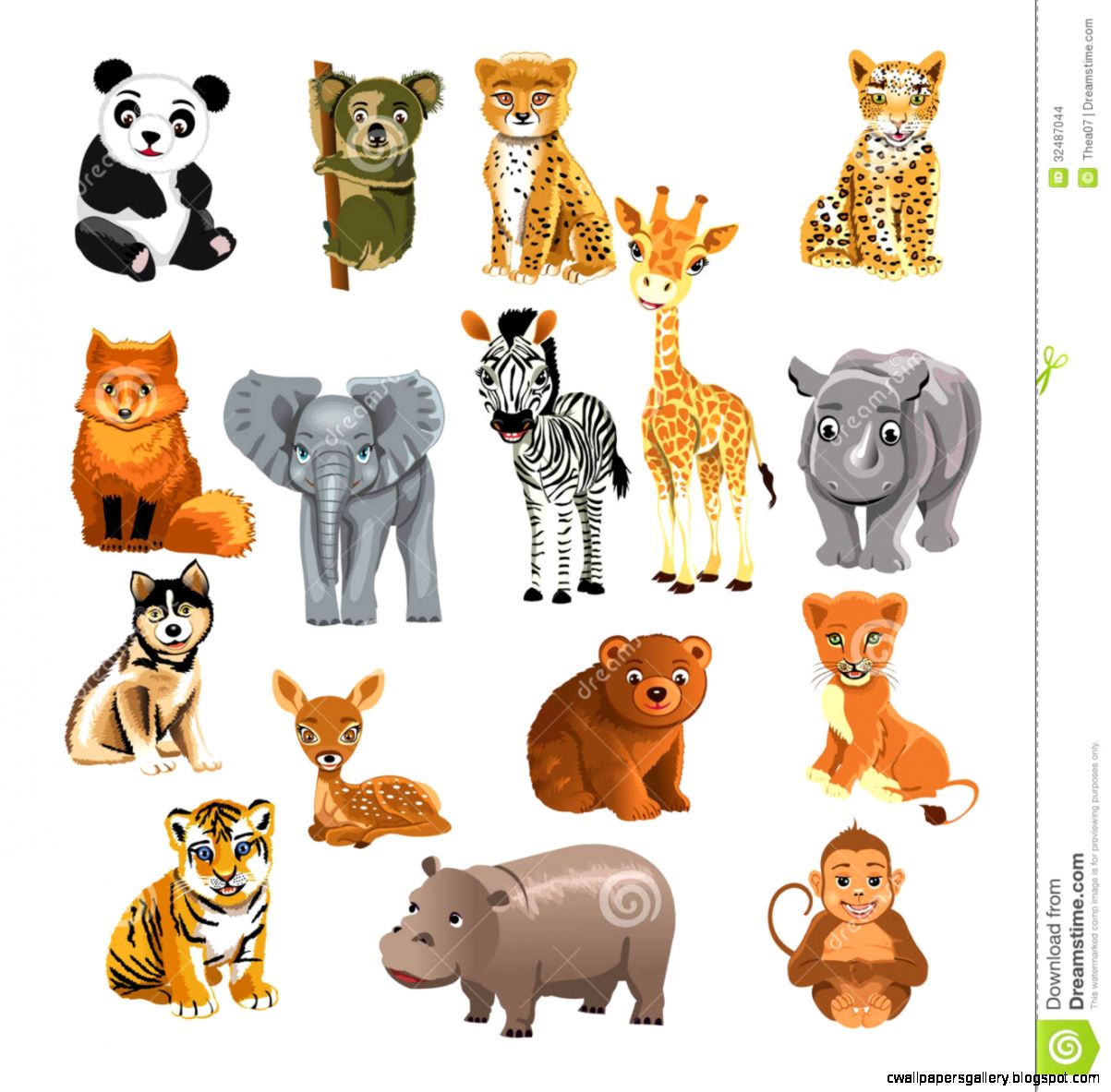 Wildlife Animals Clipart | Wallpapers Gallery