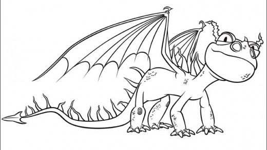 Fun Coloring Pages: How to Train Your Dragon Coloring Pages