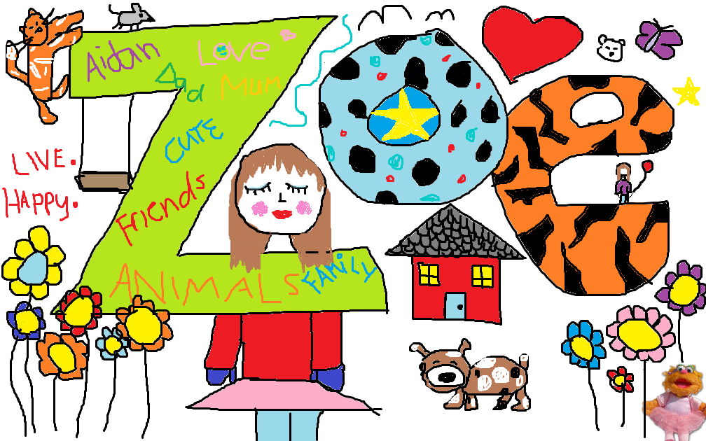 live. happy. once again... Made it on paint