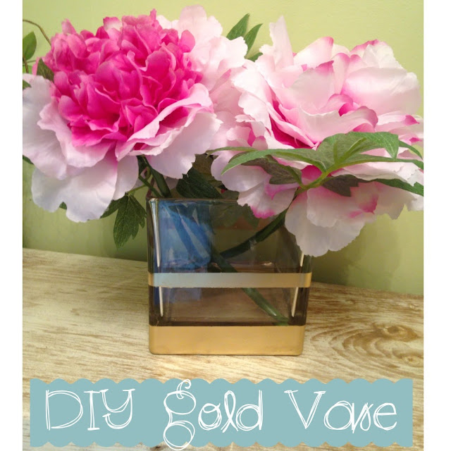 Working on My Forever DIY Gold Vase