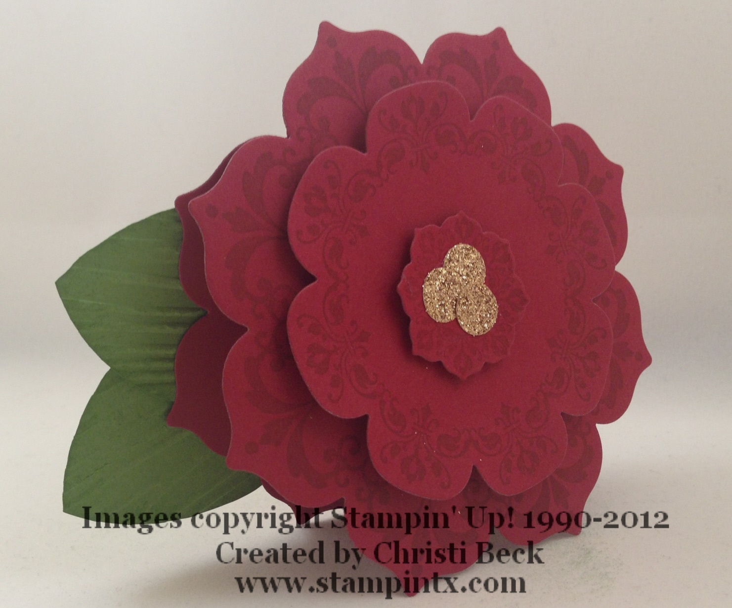 poinsettia card