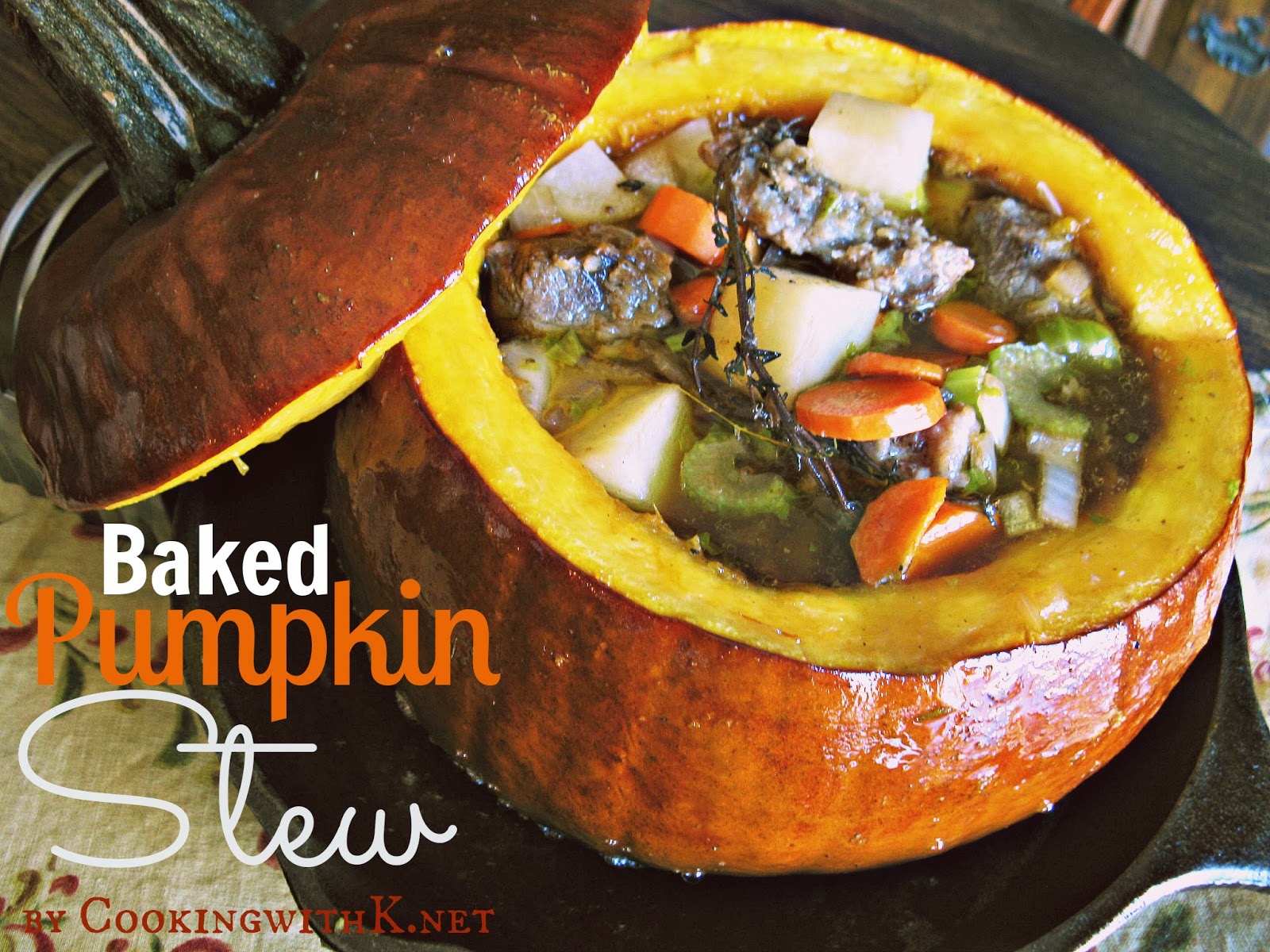cooking with k stew in a pumpkin baked and served in a pumpkin cooking with k stew in a pumpkin baked and served in a pumpkin