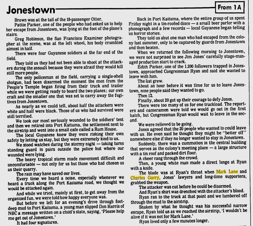 StevenWarRan Research Nov. 20, 1978, Lakeland Ledger