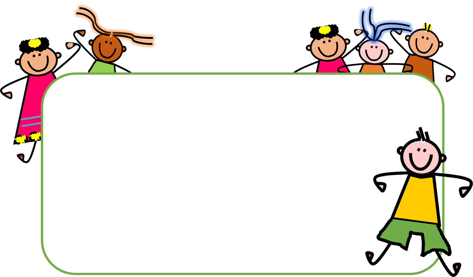 School Children Border Wallpaper Clipart Creationz