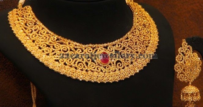 choker with spinel uncuts jewellery designs vaddanam simple designs