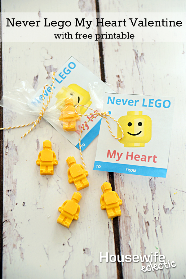 Never Lego My Heart Valentine with Free Printable Housewife Eclectic