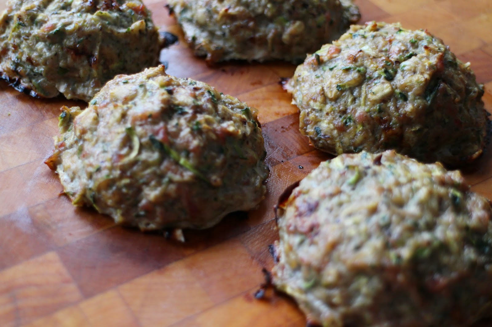 Chemistry Loves to Cook TurkeyZucchini Meatloaf Muffins (with Mushrooms)