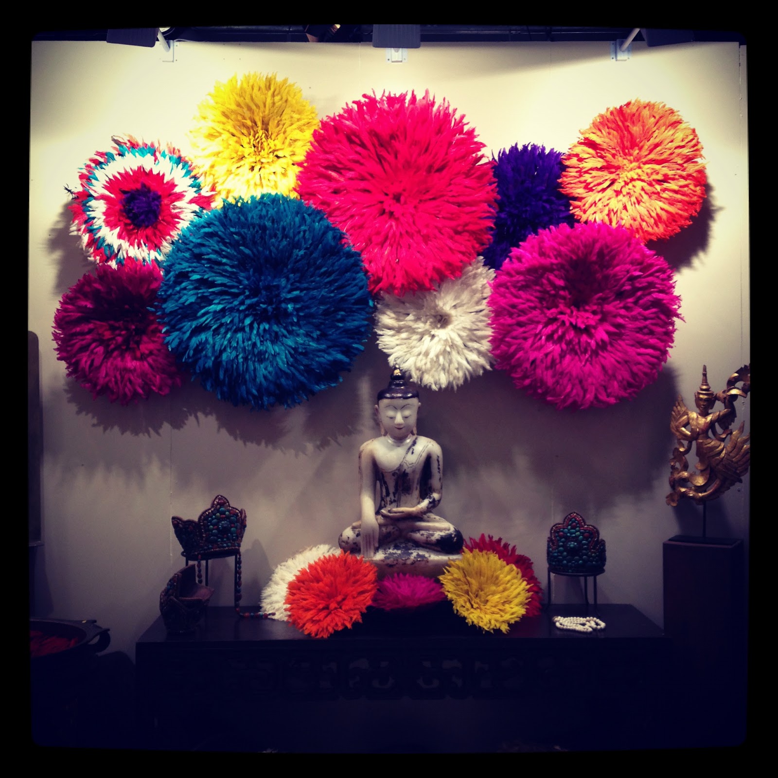 Kronbali Juju Hats Juju hat wall instalation