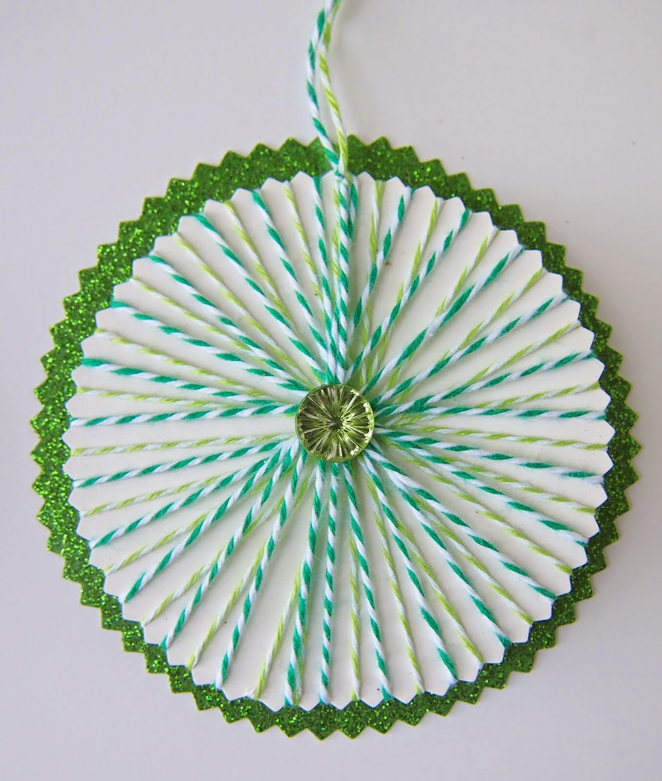 The Tiny Funnel Christmas String Ornaments