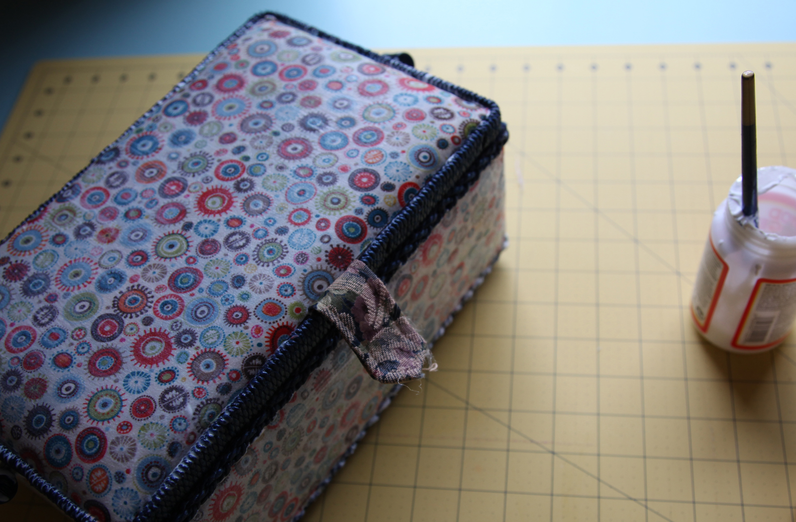 DIY Sewing BOX out of shoebox 