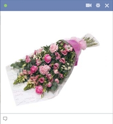 Bouquet Of Pink Flowers Emoticon