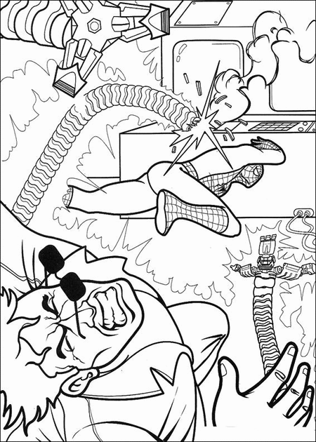 Spiderman Coloring Pages Free for Kids >> Disney Coloring Pages