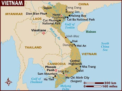 Vietnam Map Political Regional