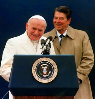Człowiek którego pokochał świat / Papież Jan Paweł II - Poland i Regan Prezydent Stanów Zjednoczonyc