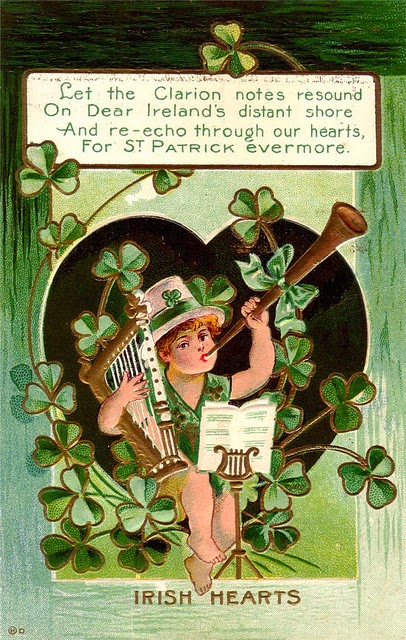 antique st patricks day postcards