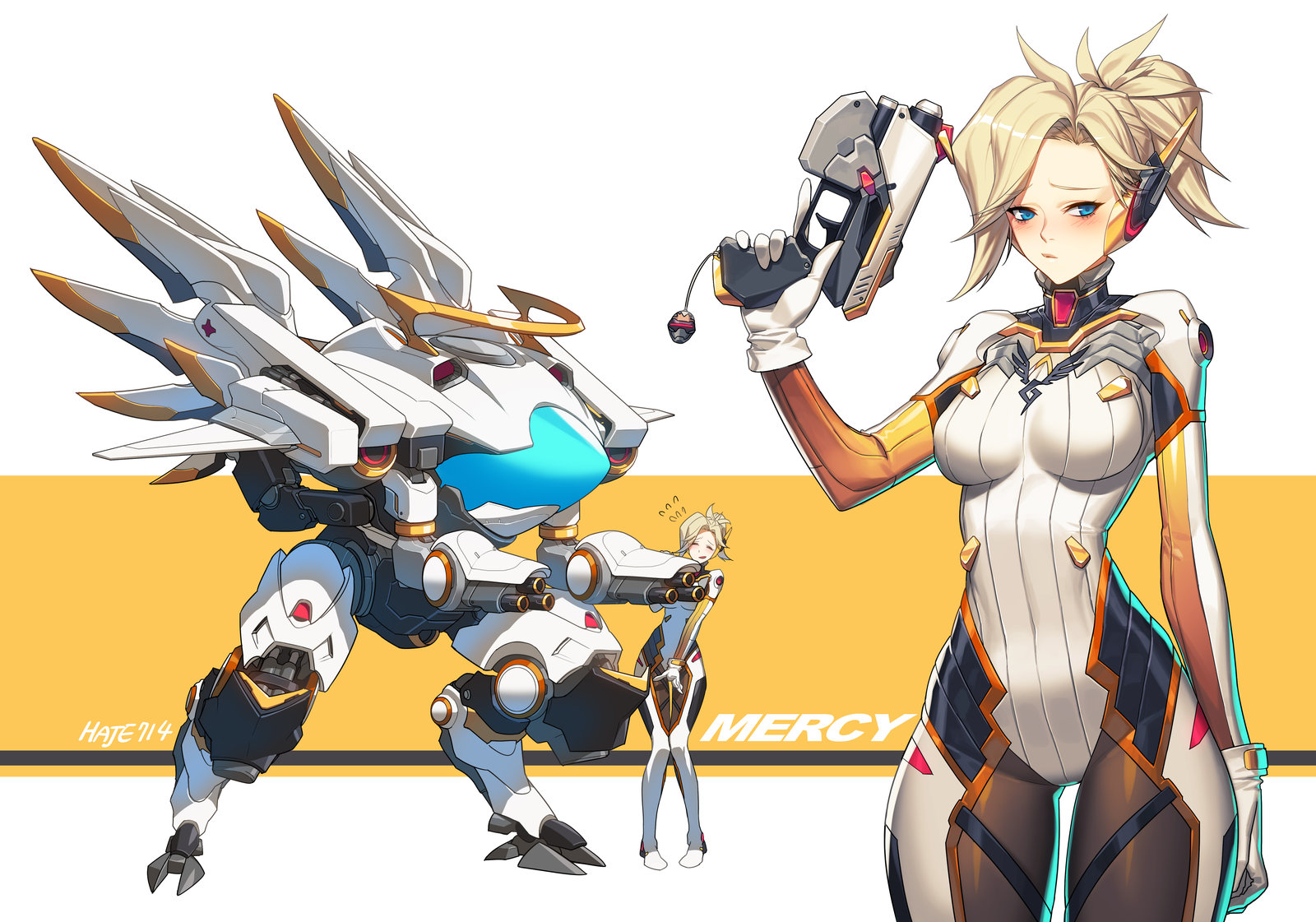 The Games of Chance: Overwatch fan art! Mercy! Mei! A ...