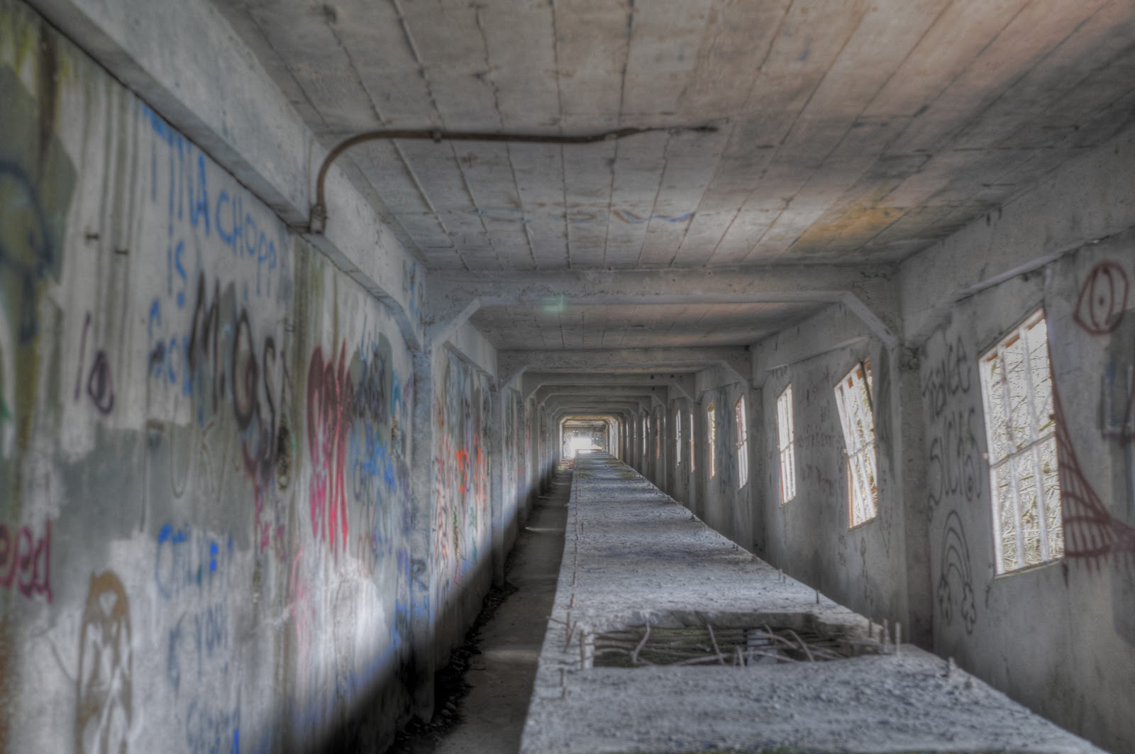 This Life in Ruins the tunnel at the cement factory in concrete, wa