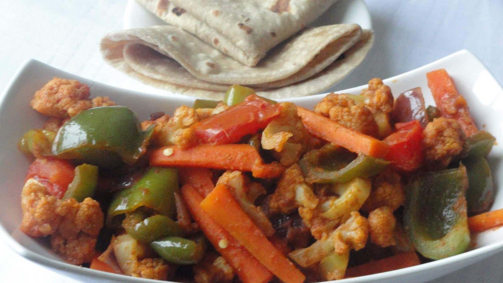 A Peek into My Kitchen Vegetable Jalfrezi