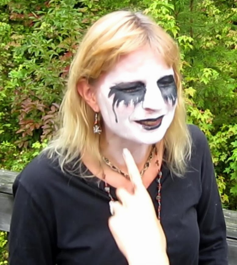 Easymeworld Halloween Crying Ghost Face Painting Tutorial