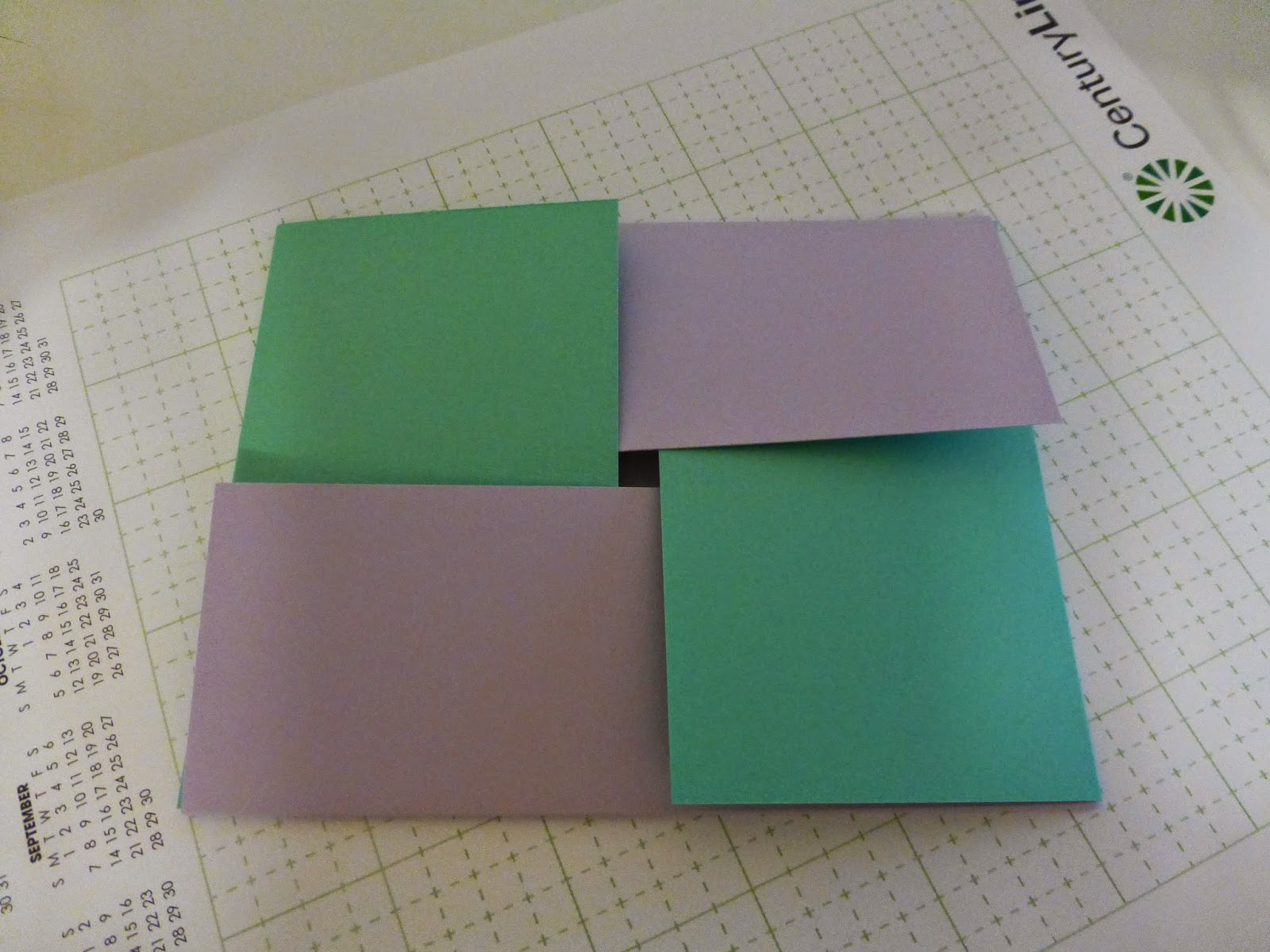 The Yellow Craft Room Quarter Fold Card Tutorial