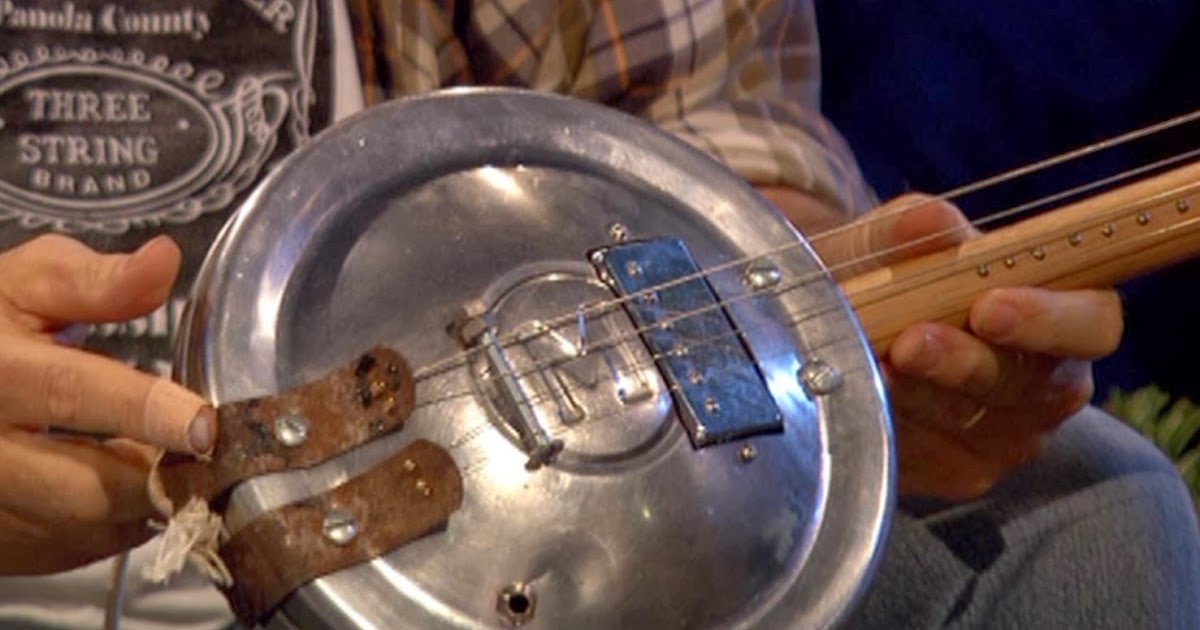 Just A Car Guy Morris Minor hubcap guitar and Seasick Steve on Top