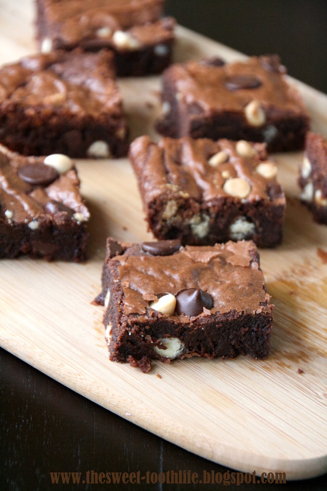 The Sweet {Tooth} Life Double Chocolate Pudding Brownies