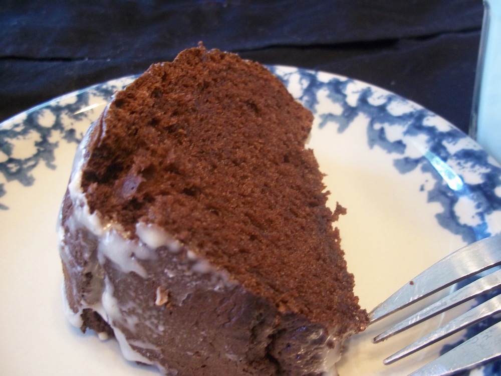 Fruitcake in the Kitchen Chocolate Kahlua Cake