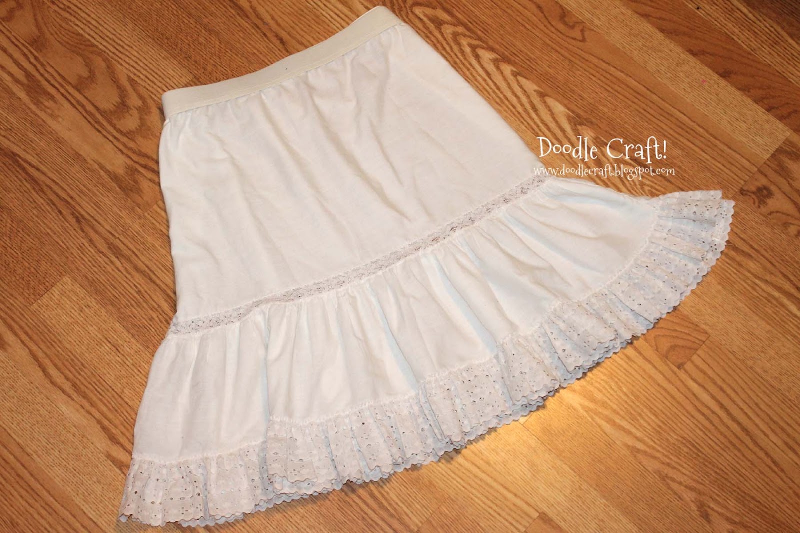 Doodlecraft Ruffle Tulle Skirt Extender Slips!