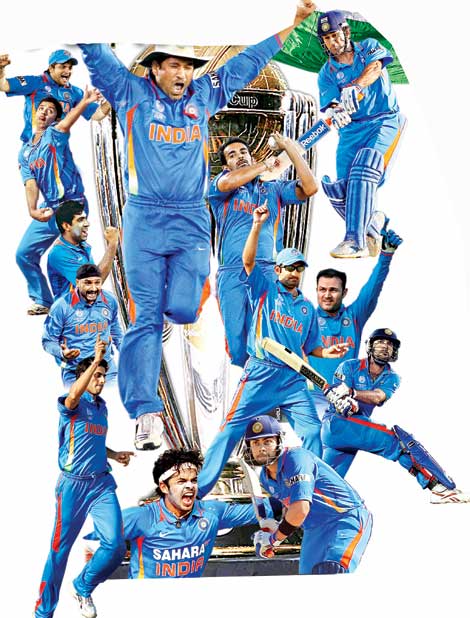 cricket world cup 2011 champions photos. India World Champions 2011: