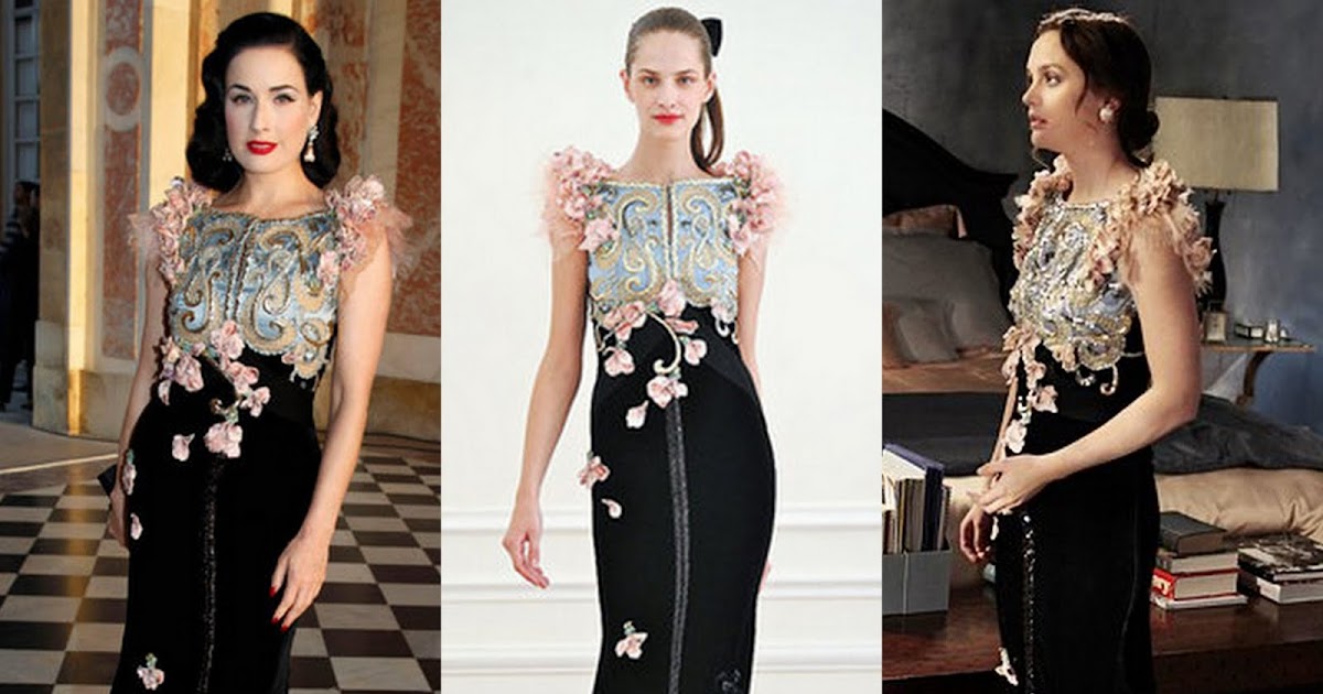 alexis mabille blair waldorf dress