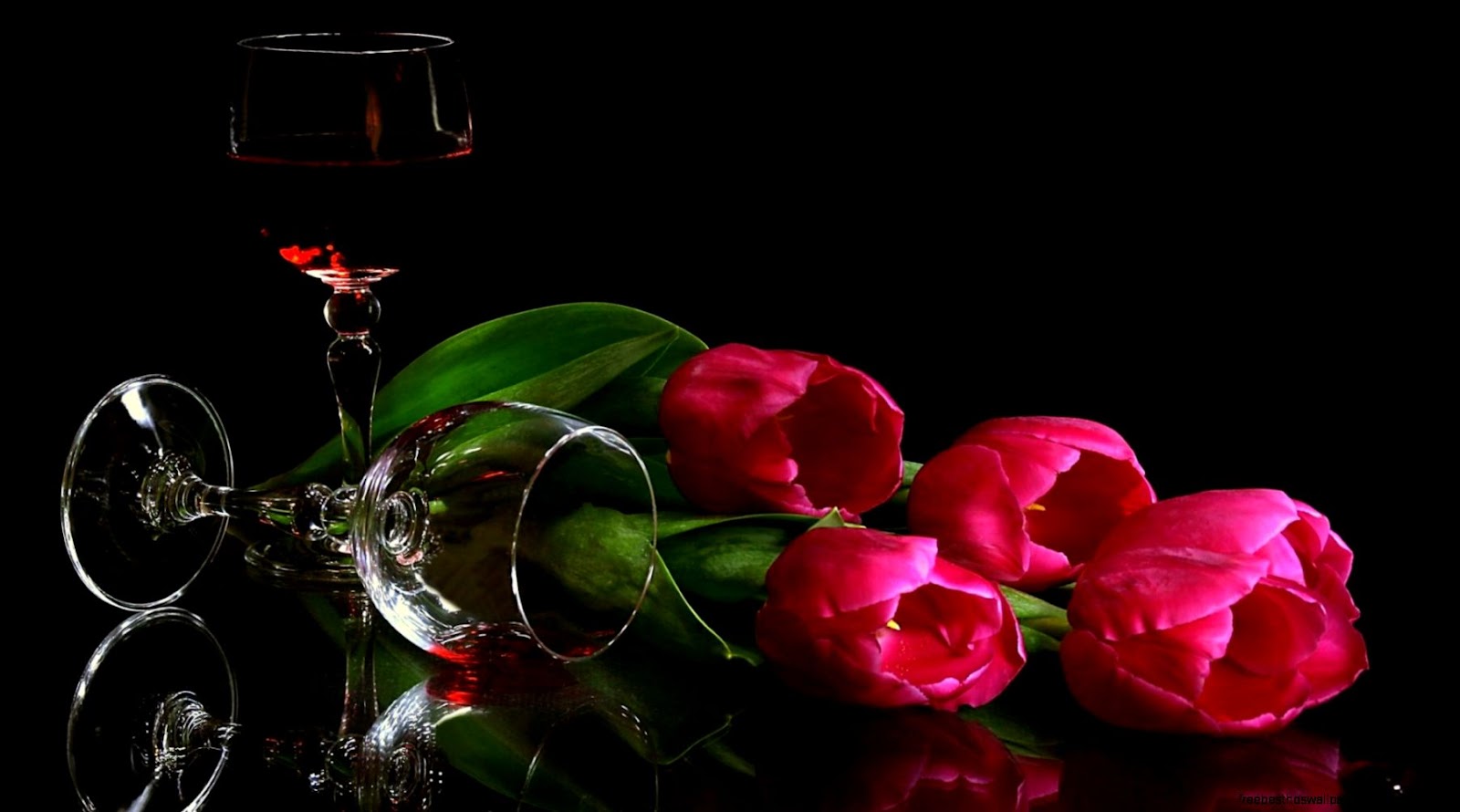 Glass Beautiful Background Flowers Glass Beautiful Background Flowers