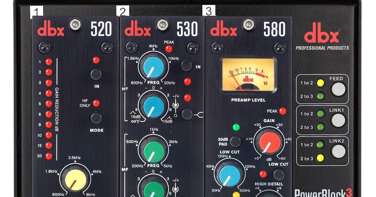 dbx by HARMAN Introduces Five New 500 Series Modules and Two PowerRack 500 Series Chassis at