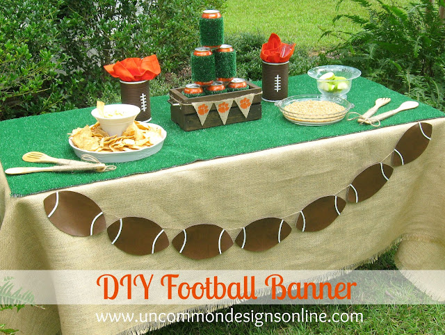 DIY Tailgating Football Banner