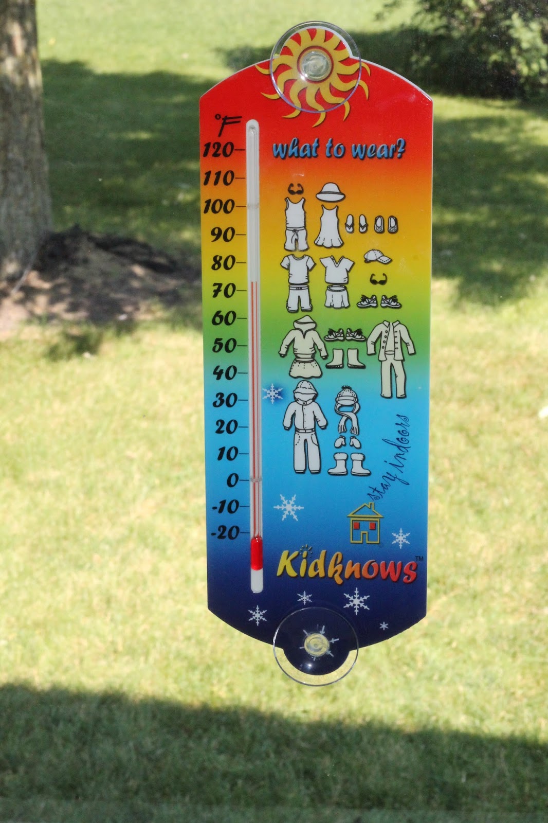 BacktoSchool with the Kidknows Mercury Free Outdoor Thermometer Review & Giveaway