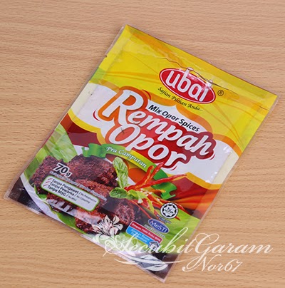 Secubit Garam Opor Ayam Segera