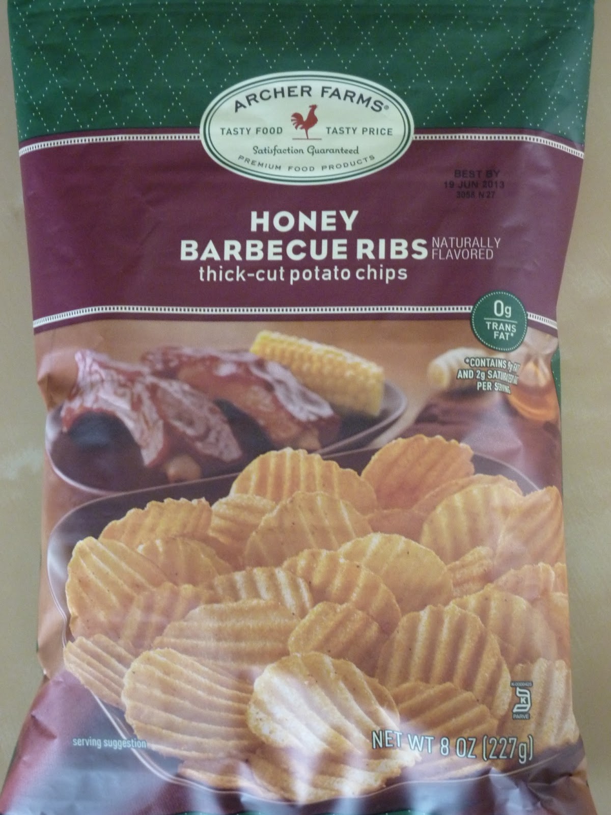What's Good at Archer Farms? Archer Farms Honey Barbecue Ribs Chips