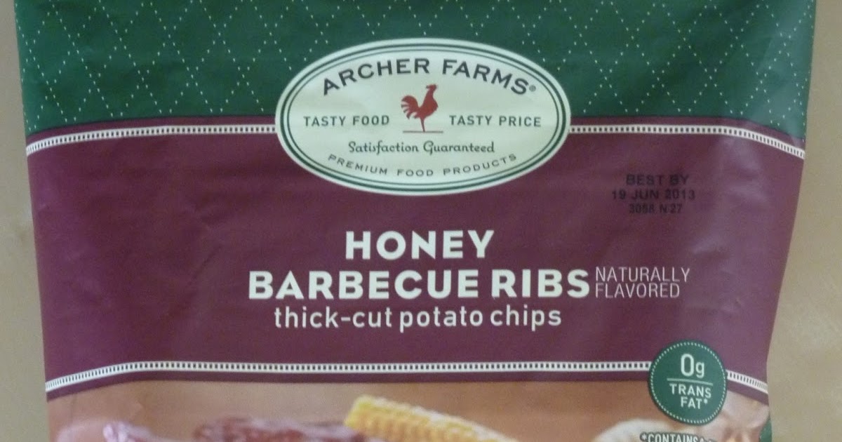 What's Good at Archer Farms? Archer Farms Honey Barbecue Ribs Chips
