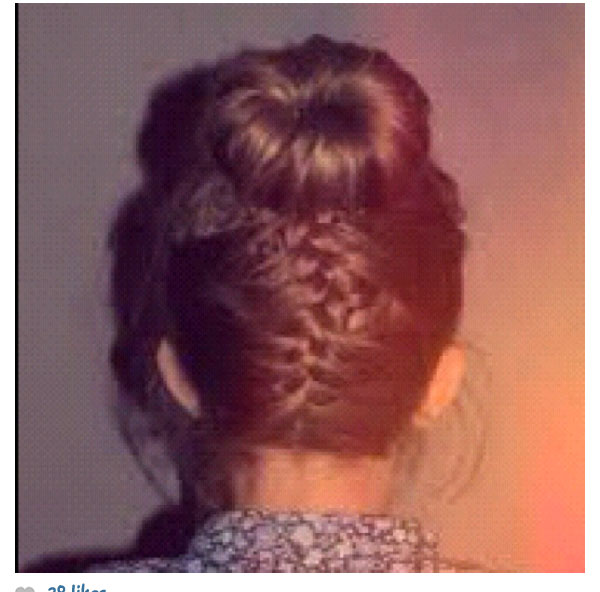 Gaya Rambut Sanggul Modern