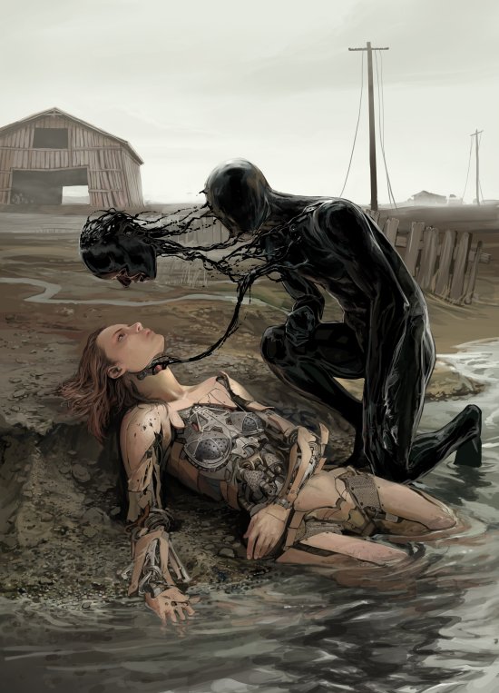 Ficção científica, fantasia e terror nas ilustrações de Michael MacRae Michael MacRae deviantart ilustrações fantasia terror ficção científica androides desolação