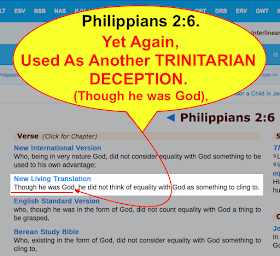 Philippians 2:6. Yet Again, Used As Another TRINITARIAN DECEPTION.