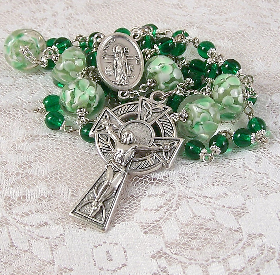 Etsy Rosary Guild Team St Brigid Celtic Irish Rosary