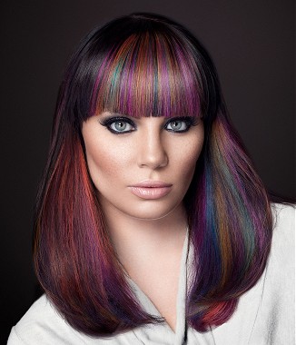 Cortes Pelo Corto Para Hombres 2013 Mechas De Colores En El Cabello