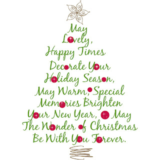 Christmas Tree Quote Wall Decal